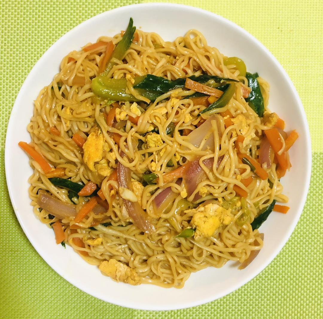 什锦炒面的做法