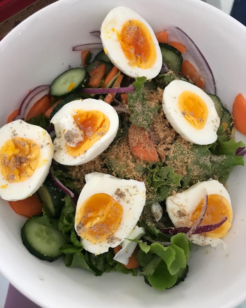 复活的小白做的【减肥食谱--瘦身沙拉】