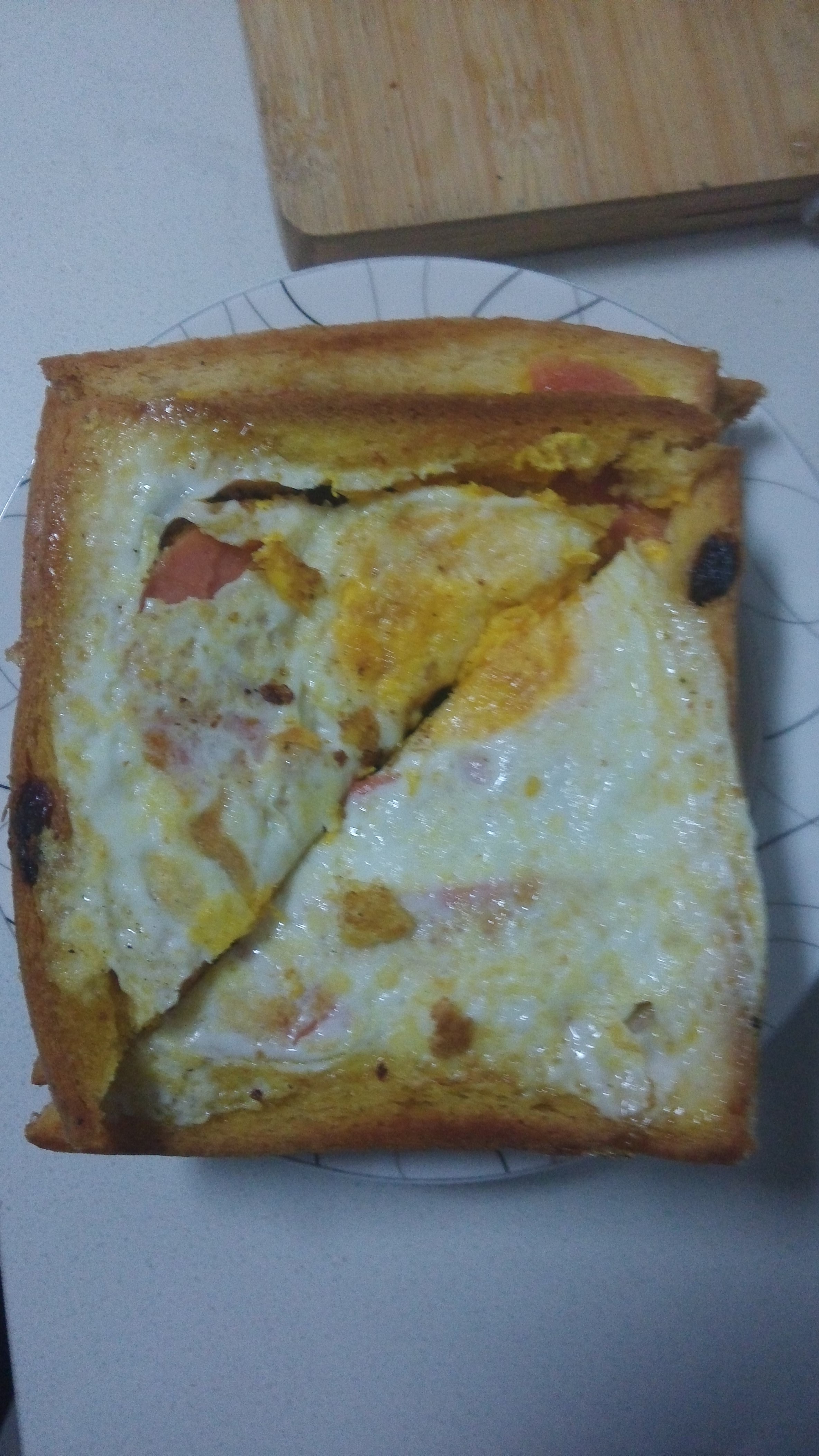 一片面包的三明治