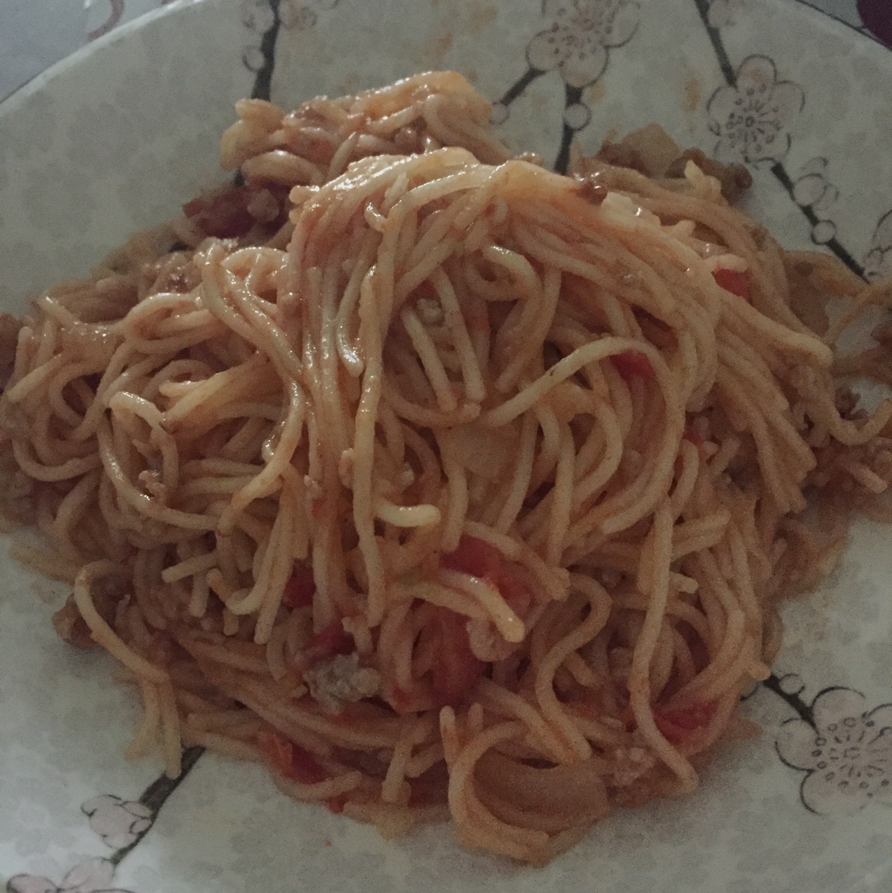 番茄肉酱意大利面