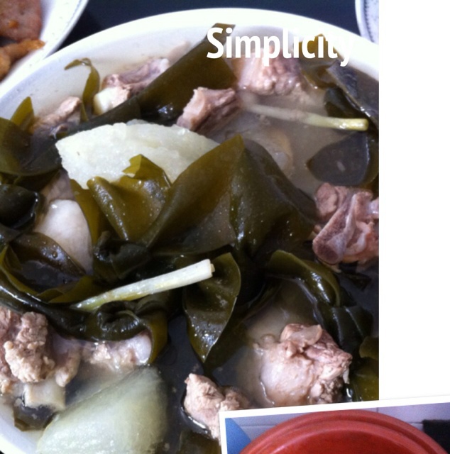 冬瓜海带排骨汤