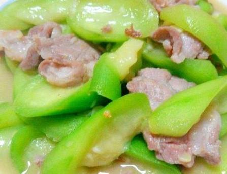 丝瓜炒肉