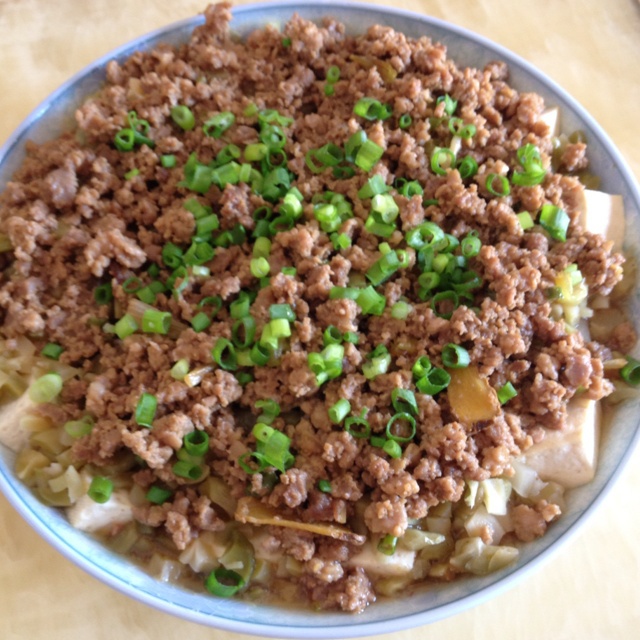 肉末蒸豆腐