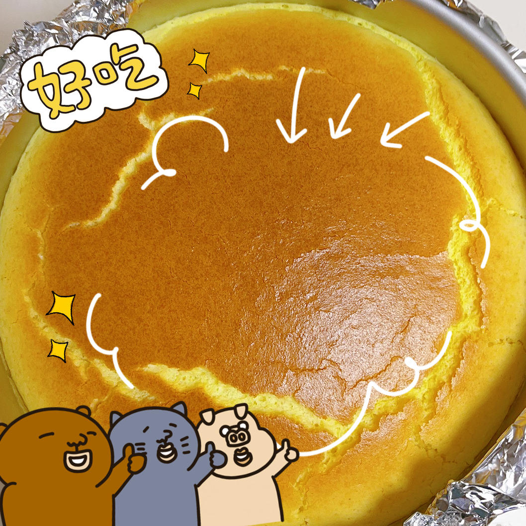 轻乳酪蛋糕（瑞可爷爷同款）网红轻乳酪