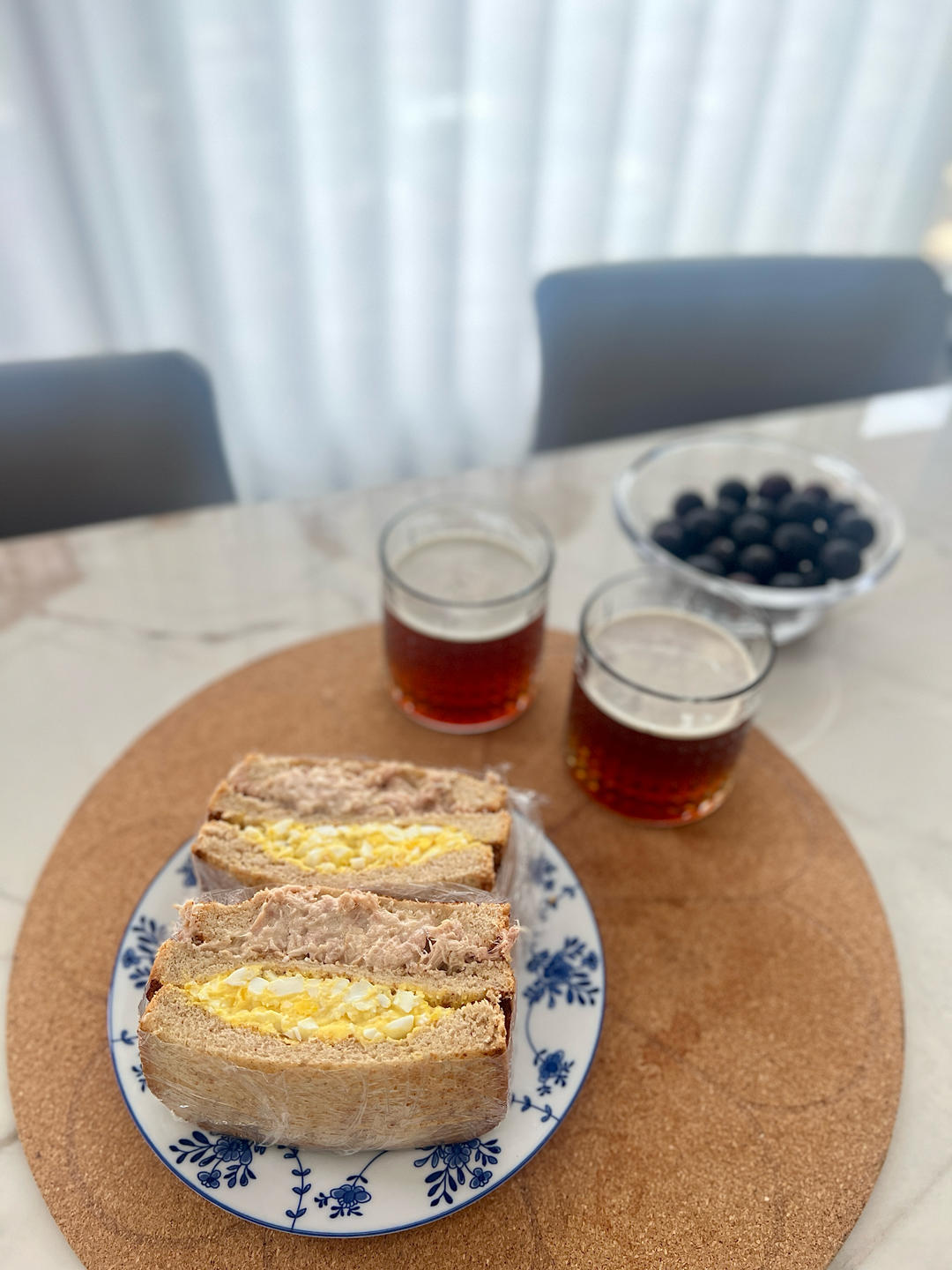 鸡蛋金枪鱼三明治【健身可吃】