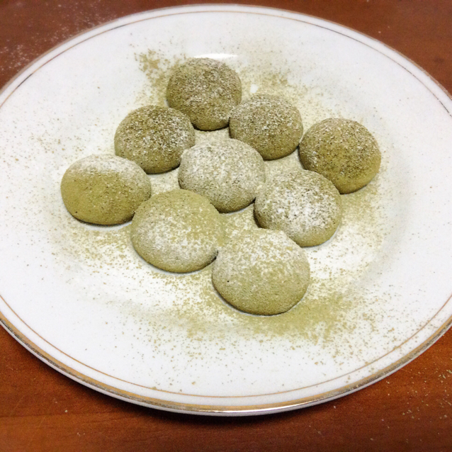 奶油抹茶球-香酥不是我的错，关键要看怎么做。