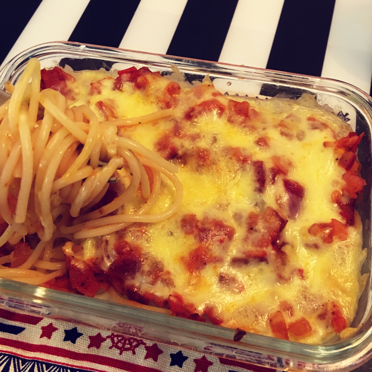 培根焗意大利面