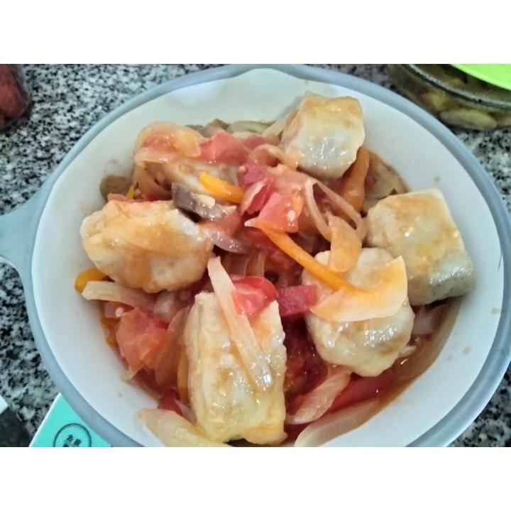 番茄煮鱼