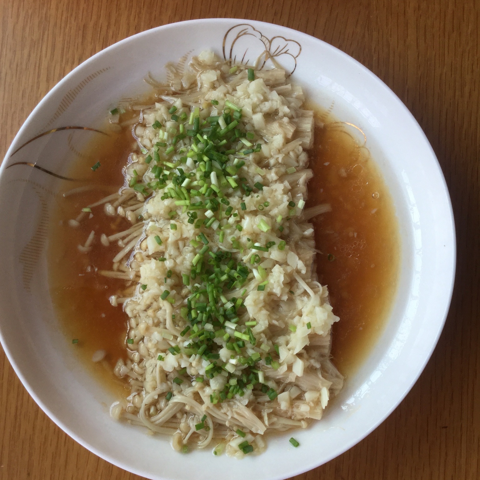 蒜蓉蒸金针菇