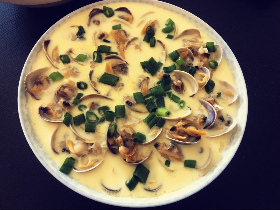 超滑嫩的蛤蜊炖蛋