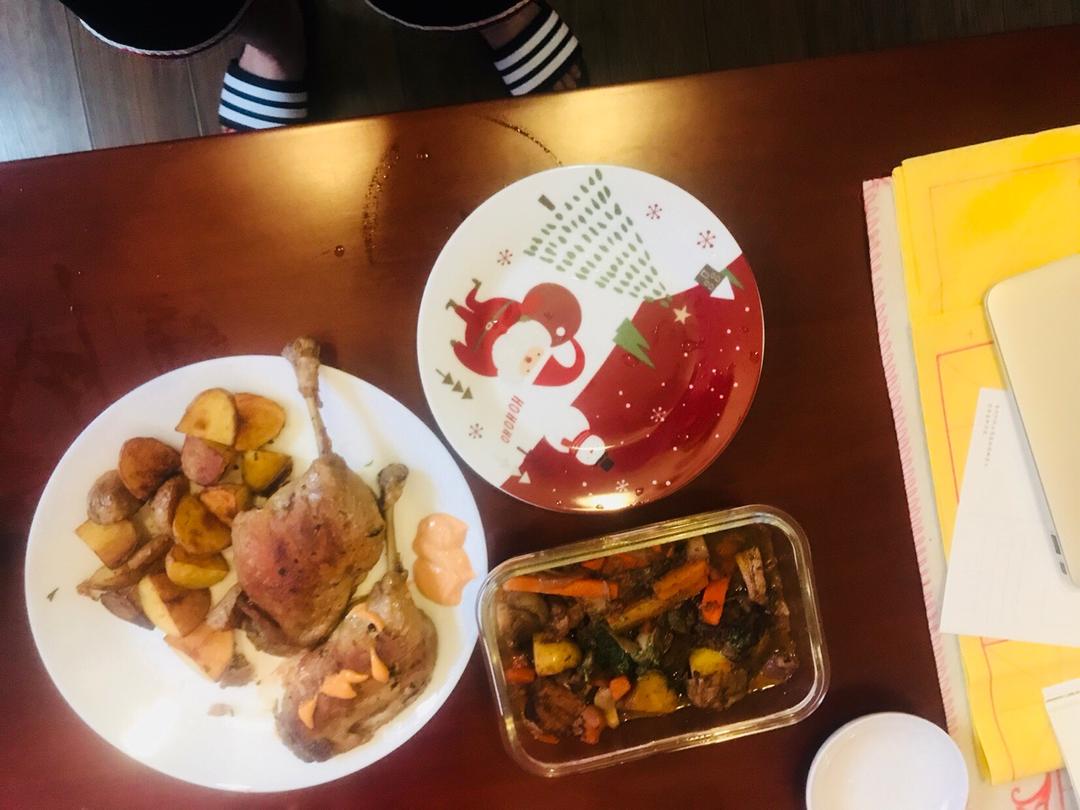 黄油土豆油封鸭腿【食材包操作说明】