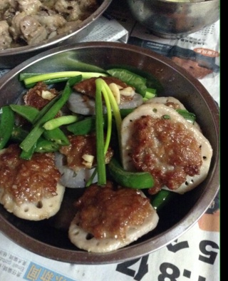 鲜虾藕饼