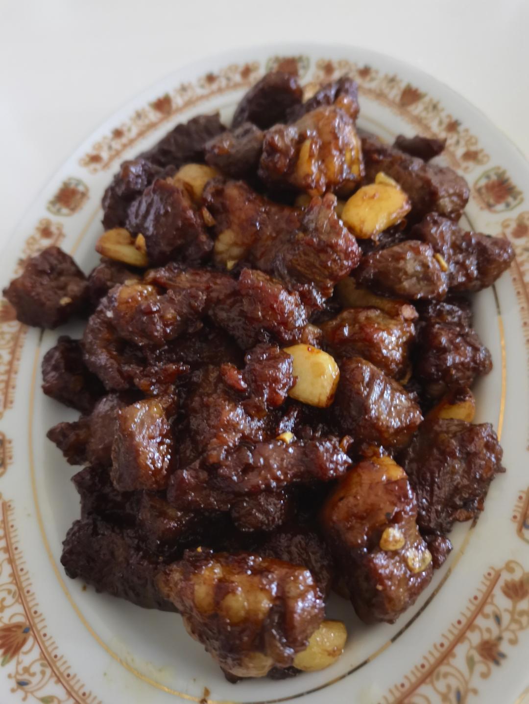 黑蒜子牛肉粒-津门秘方-家庭制作详细版