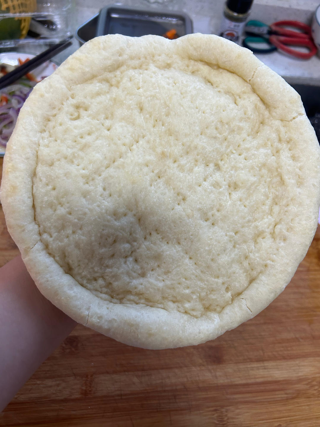 8寸披萨饼皮做法（🉑️厚🉑️薄，🉑️脆🉑️软）4张
