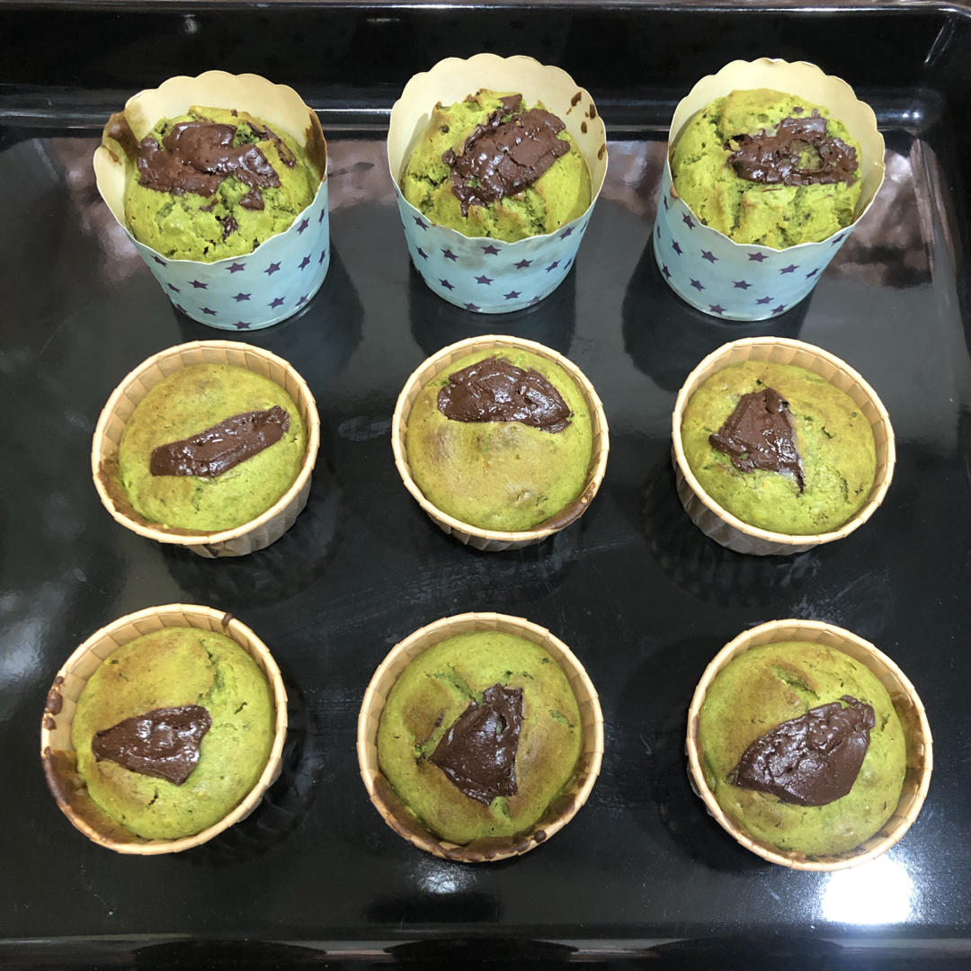 抹茶红豆马芬蛋糕           最简单 最快手100%成功