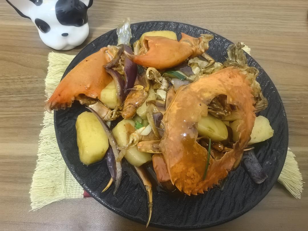 锅气十足🔥姜葱炒蟹