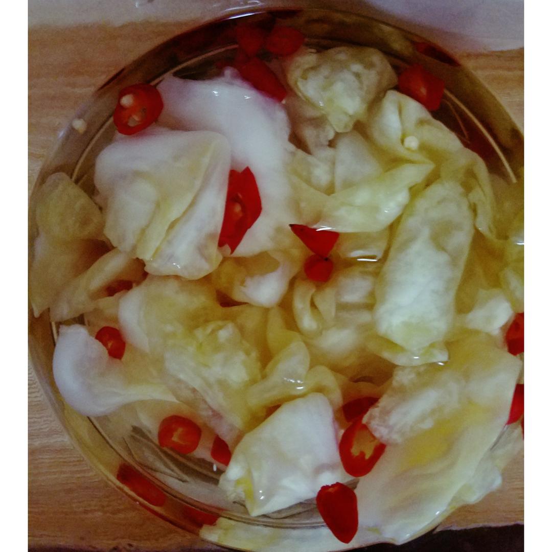 伯贤很甜他不咸做的包菜泡菜