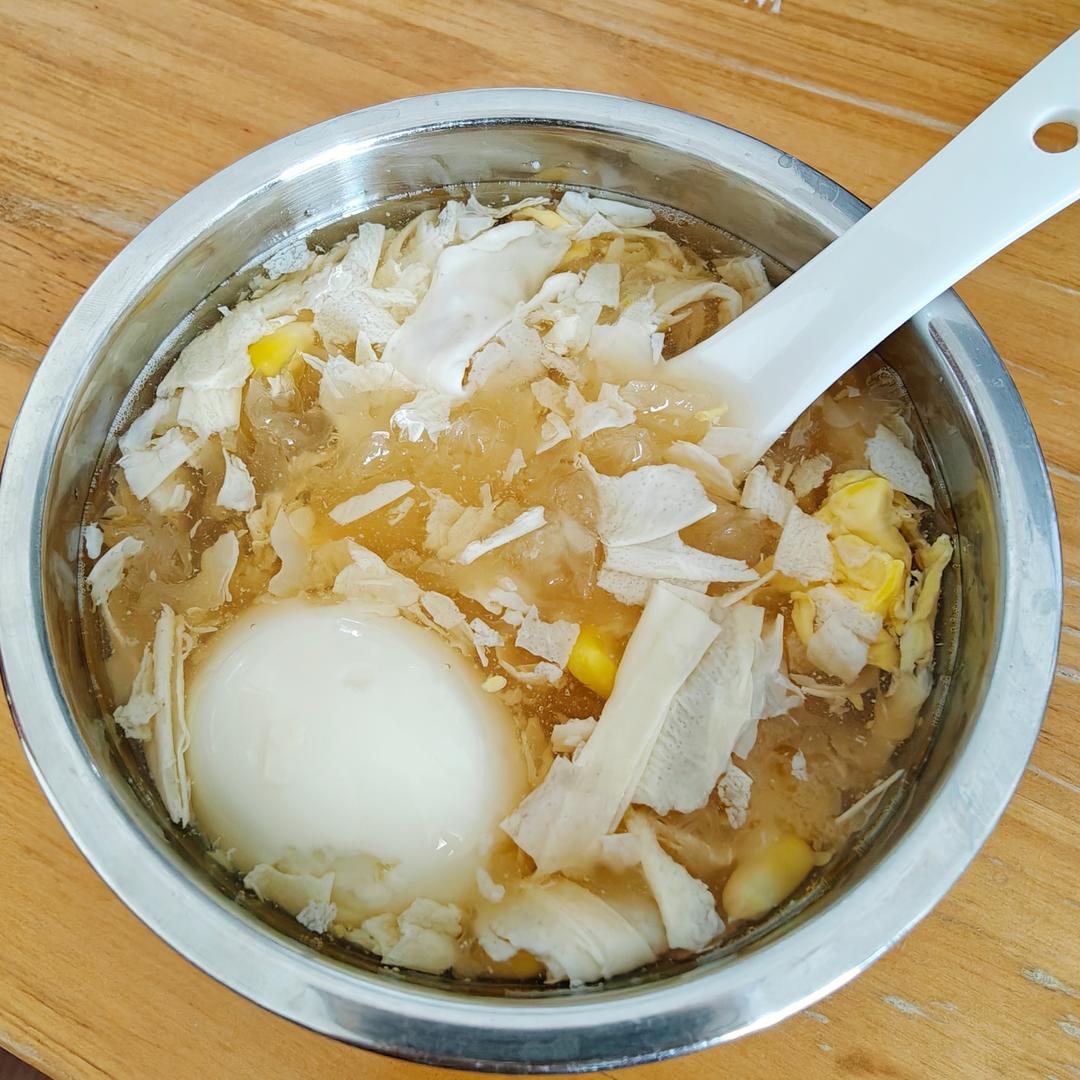 鸡蛋腐竹糖水
