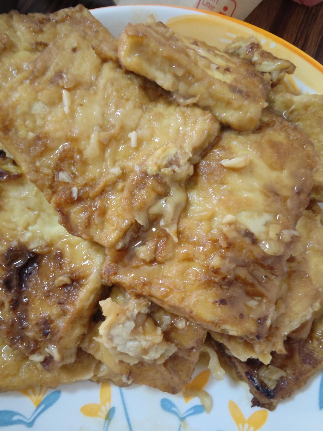 无敌好吃的香煎豆腐