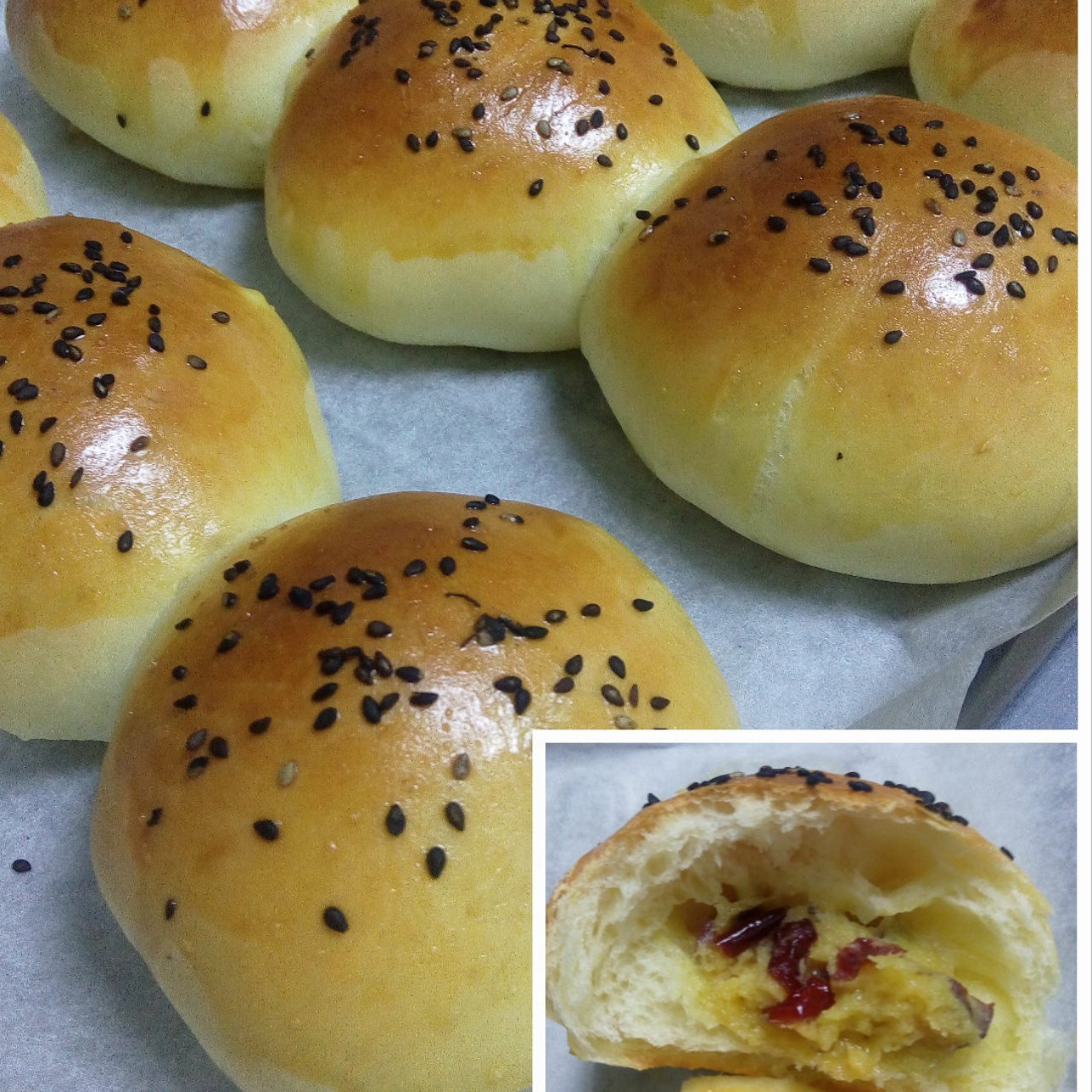 蔓越莓奶酥面包