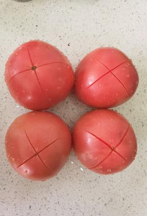 西红柿鸡蛋菠菜面的做法 步骤4