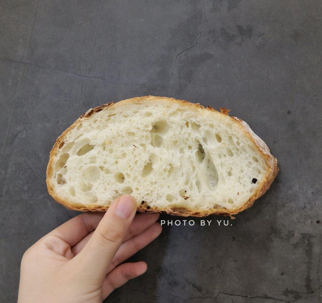 视频教程 天然酵种欧包 基础配方＆制作流程