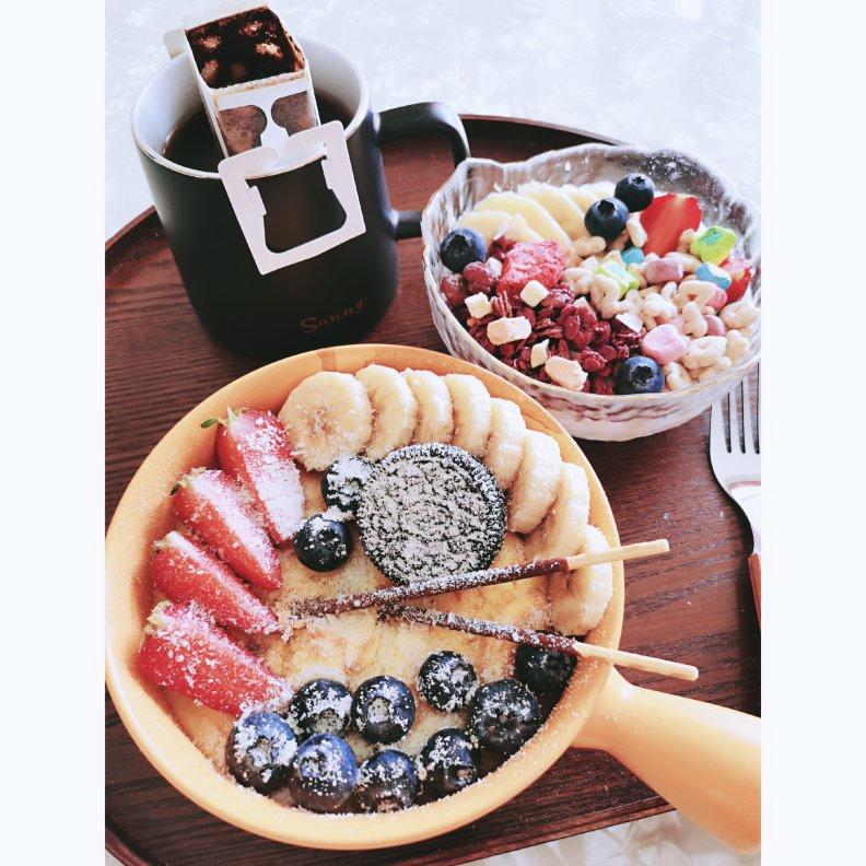 ㊙️零失败的快手早餐‼️荷兰松饼‼️甜咸口由你