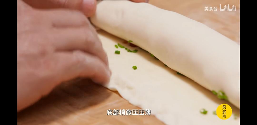 朱厘米老师小葱腊肠煎饼的做法 步骤5