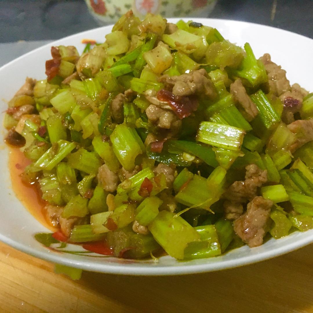 川味芹菜肉末