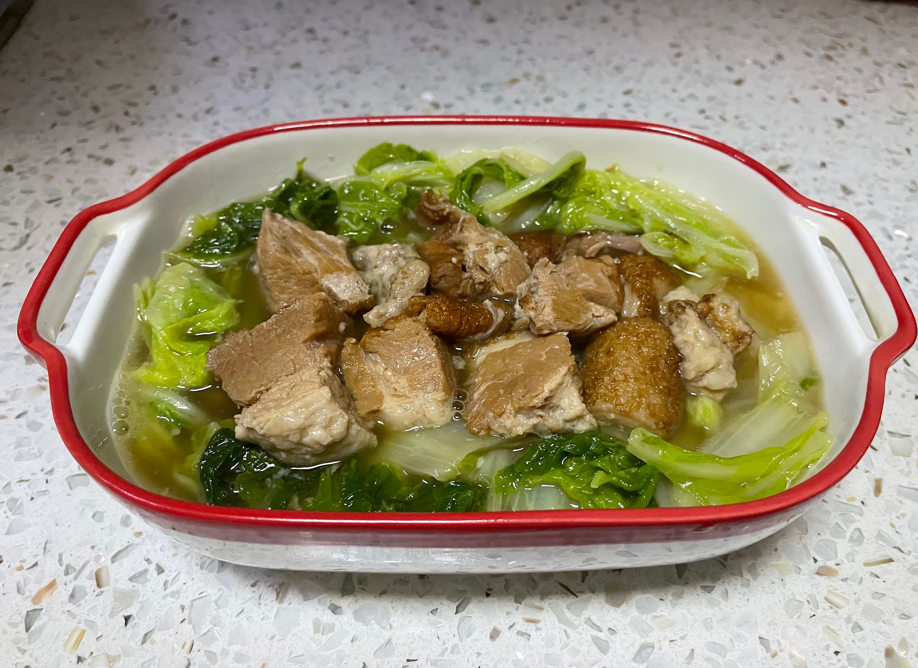 红烧猪肉罐头炖白菜🥬的做法 步骤13