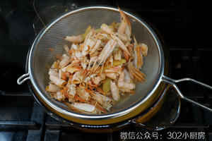 【0561】鲜虾鱿鱼面线糊  <302小厨房>的做法 步骤11