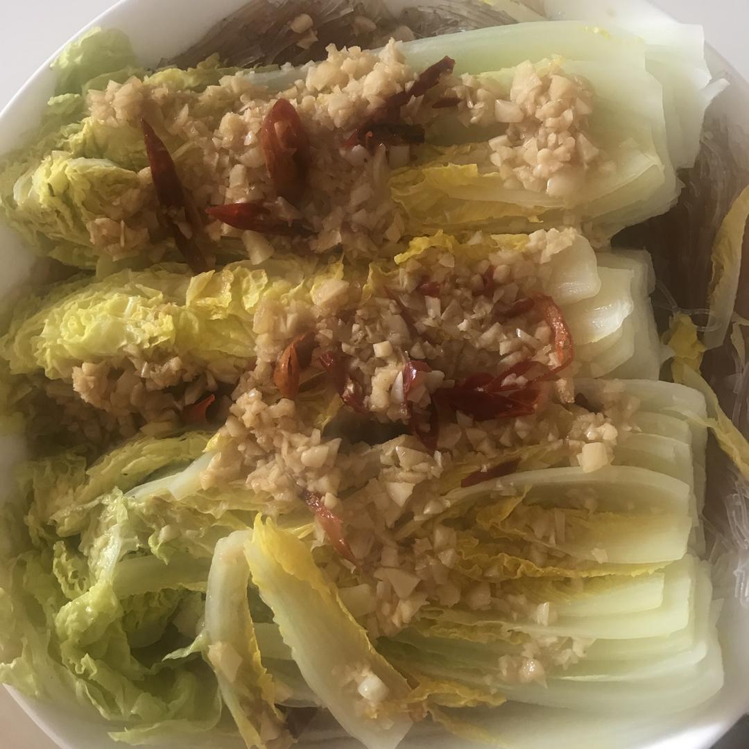 蒜蓉粉丝蒸娃娃菜