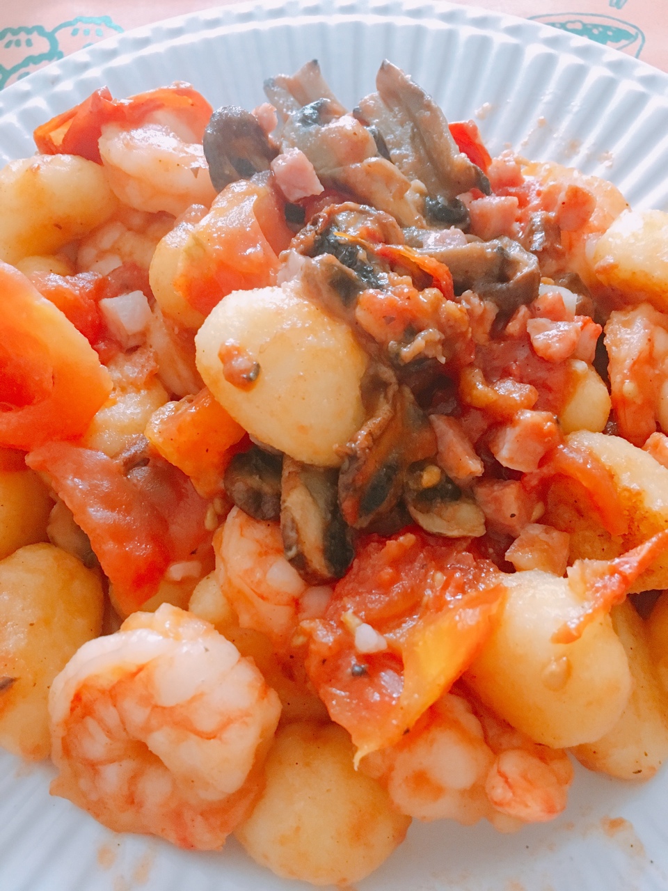 土豆团子之茄汁海鲜Gnocchi
