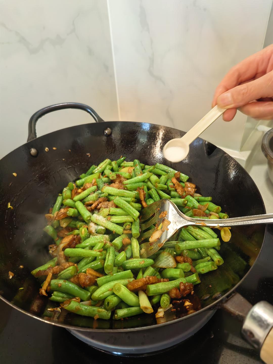 北京家常扁豆面的做法 步骤10