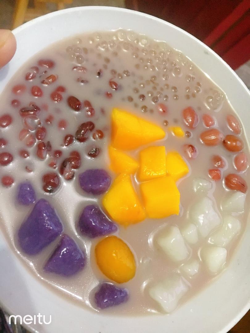自制三色芋圆1⃣️（附上窍门详细比例）