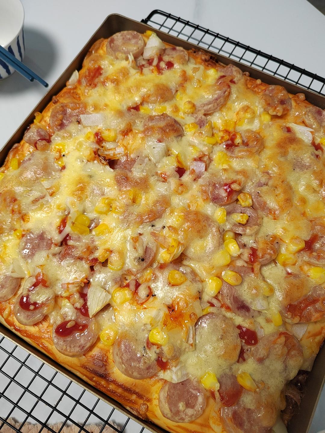 11寸方盘披萨！一次性满足！