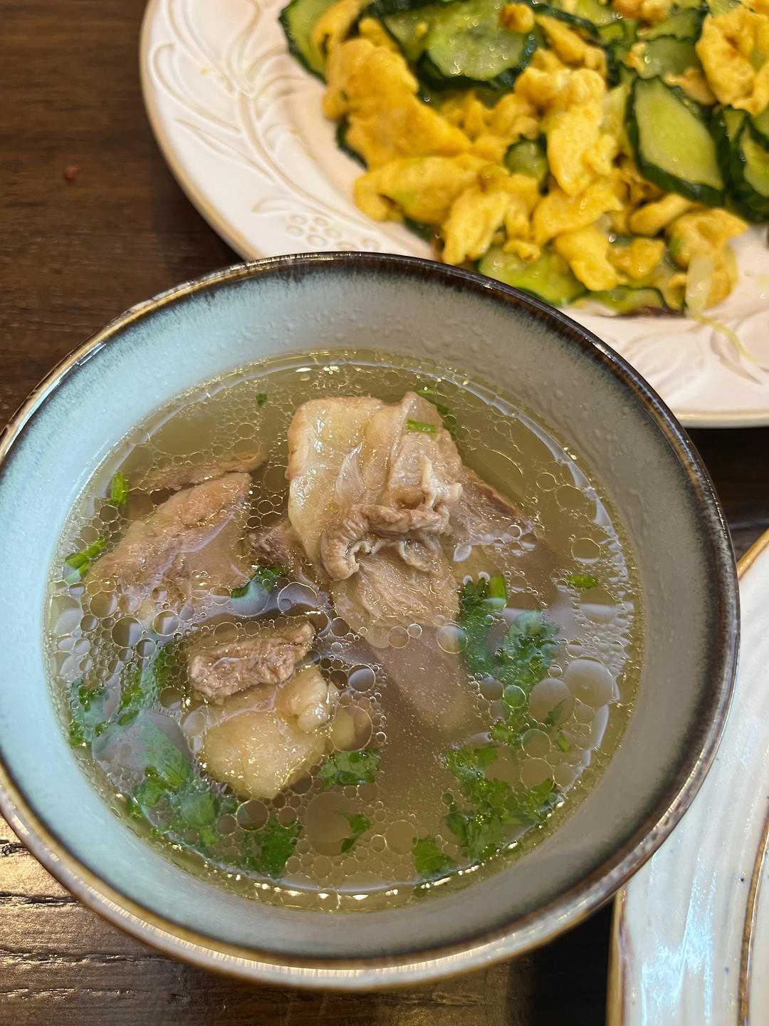 清炖牛排骨汤