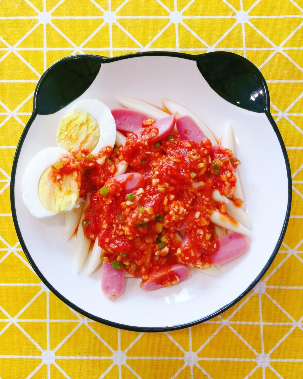 番茄鸡蛋疙瘩面