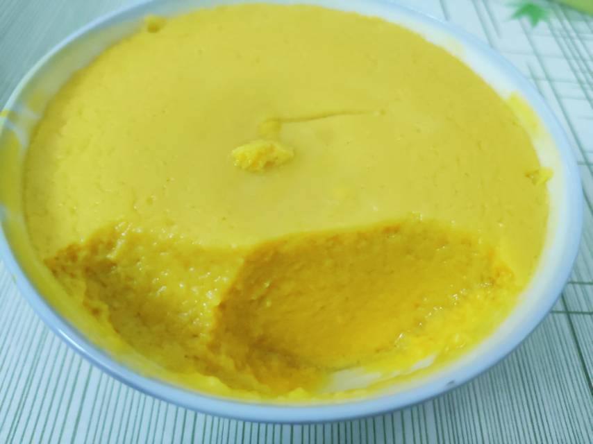 南瓜牛奶鸡蛋羹