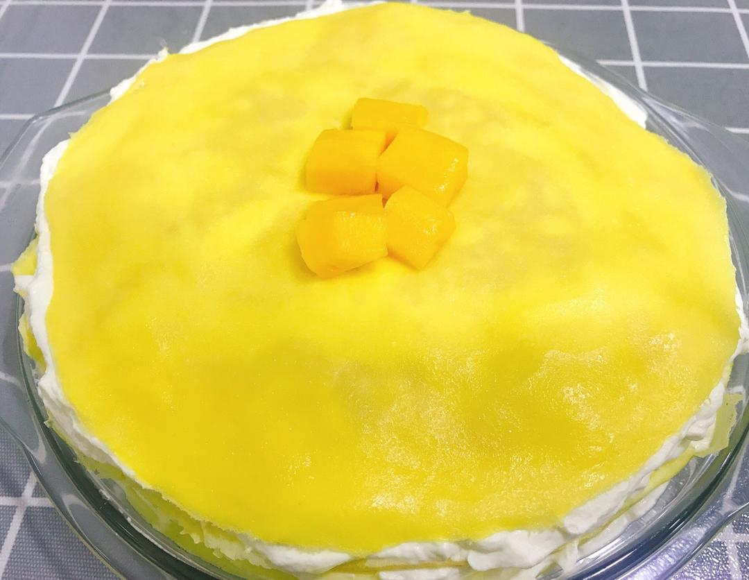 零基础做芒果千层蛋糕（8寸）