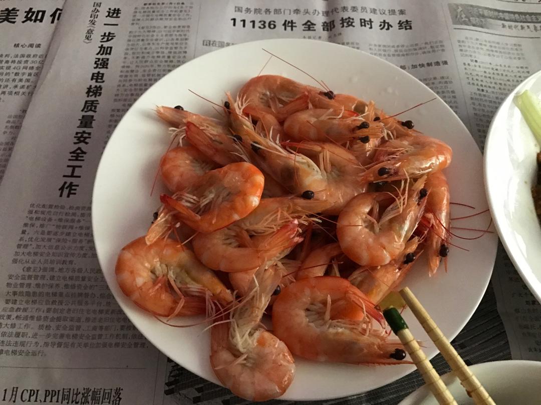 清蒸活虾
