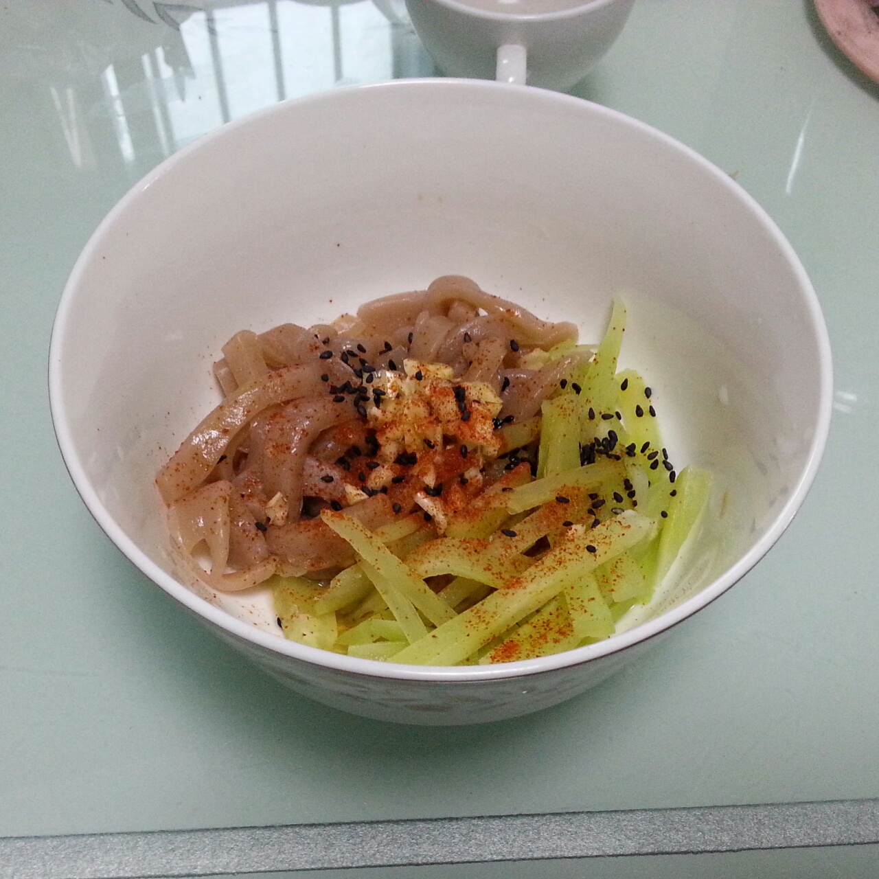 凉拌莴笋丝