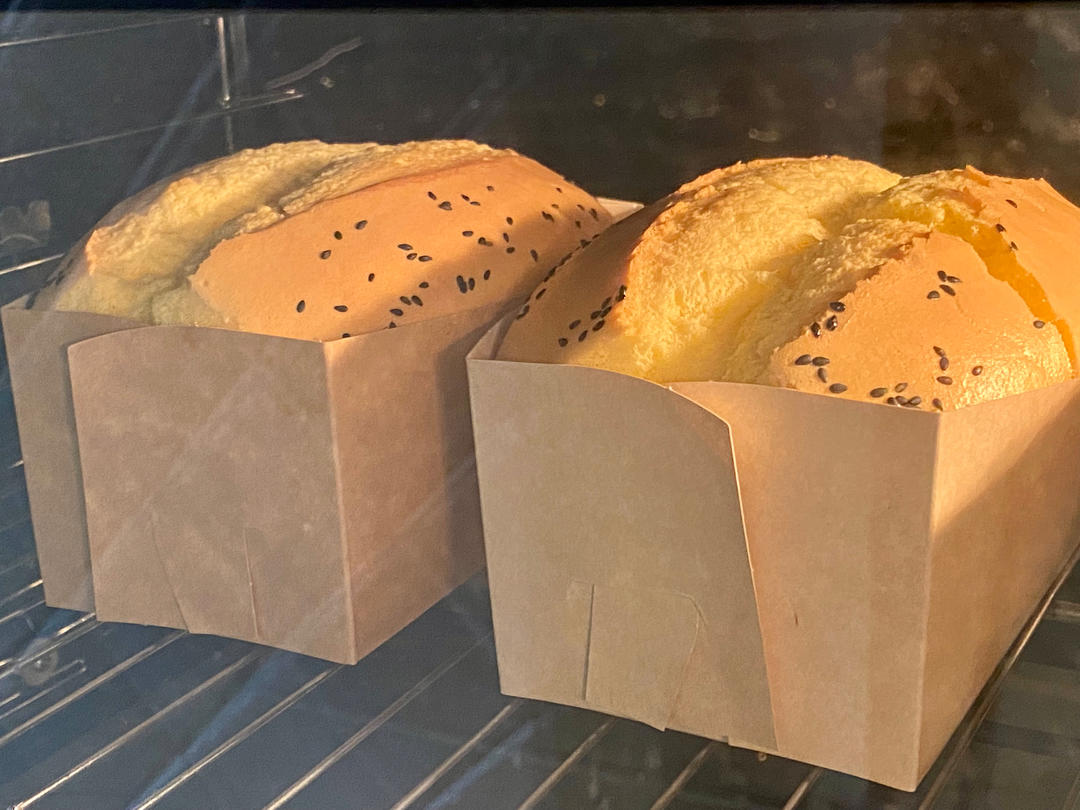 两种口味金枕蛋糕 | 不塌陷 无泡打粉