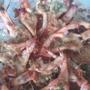 蒜香烤海虾的做法 步骤5