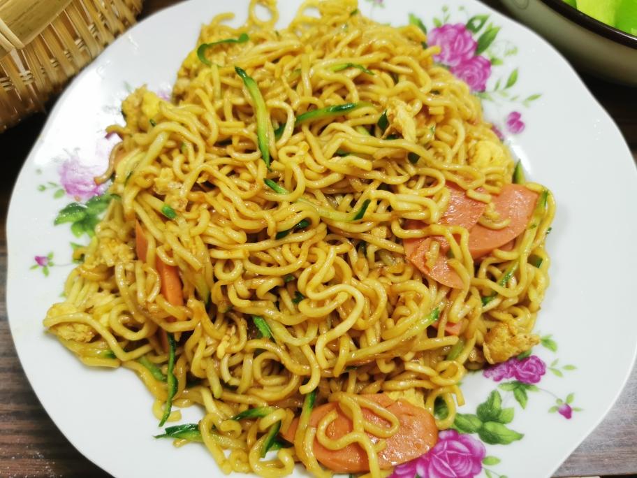 豪华版炒方便面