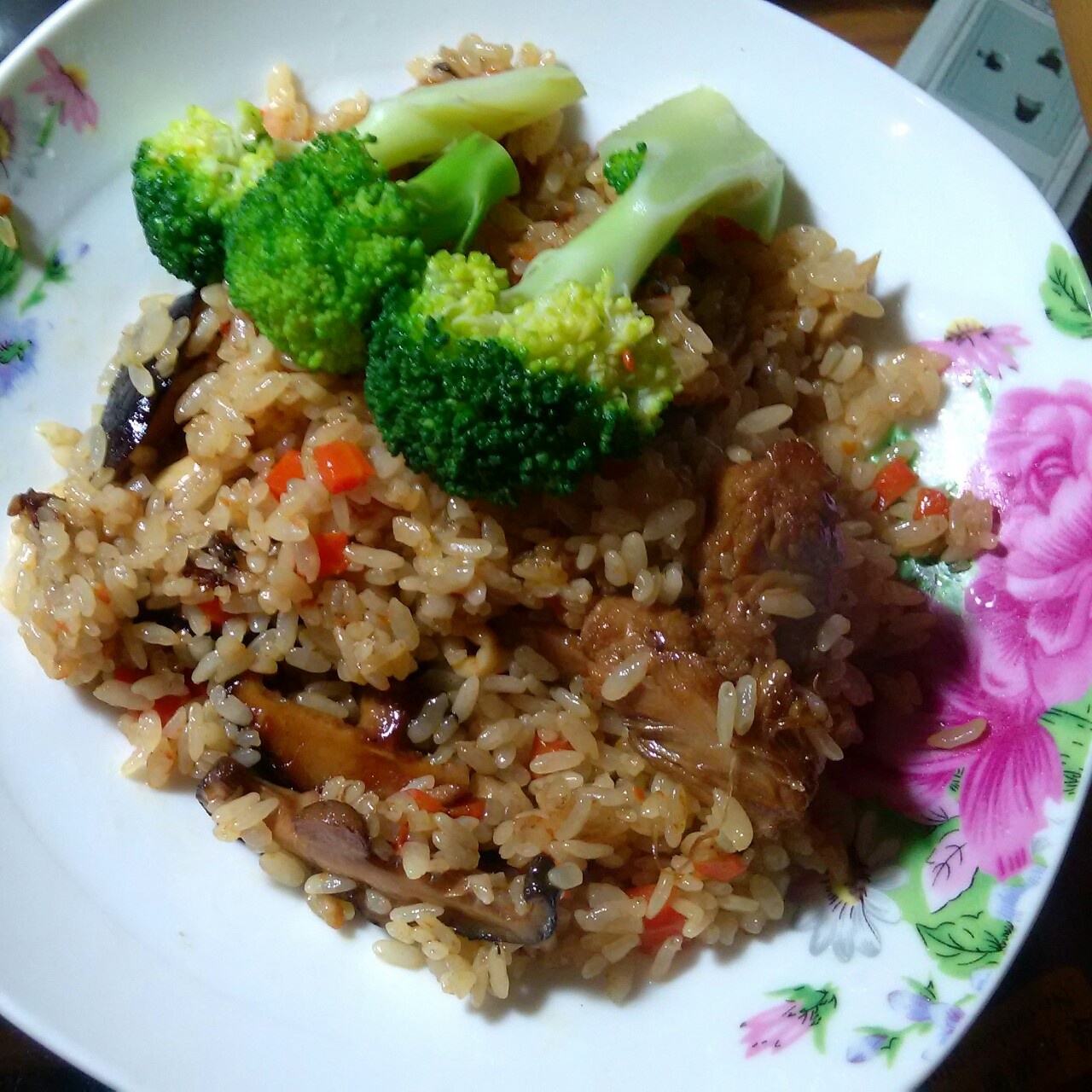 香菇滑鸡饭