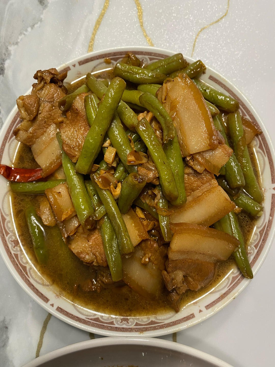 零厨艺的豆角炒肉