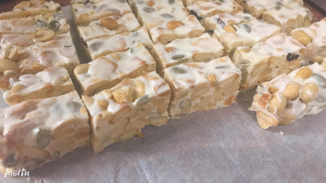 雪花酥  不甜版