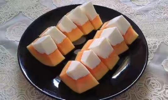 木瓜奶冻