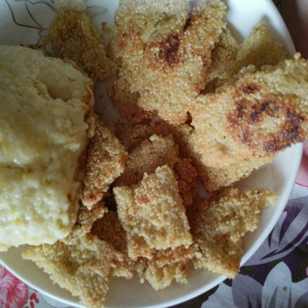 小米豆渣锅巴